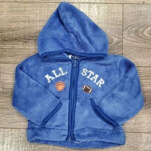 Baby Carter's Hoodie Size 3-6M Blue All Star Hoodie Sweater